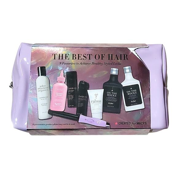 BEST OF HAIR 7 PC GIFT SET INCLUDES SHAMPOO, CONDITIONER, HAIRSPRAY, & MINI IRON - Picture 5 of 6